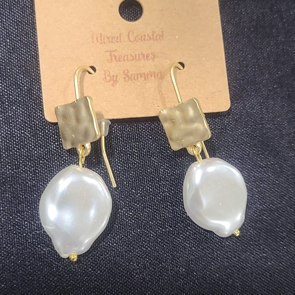 Pearl earrings